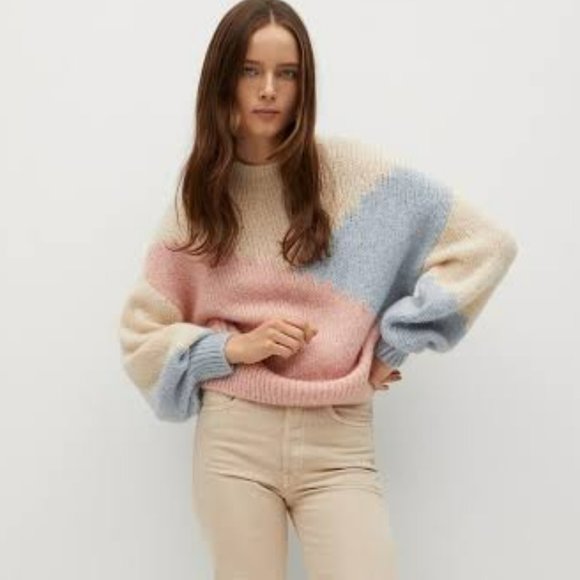 Mango Sweaters - Mango Multi-coloured knit sweater